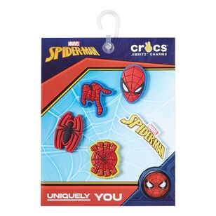 Crocs Spider Man Jibbitz 5 Pack Multicoloured