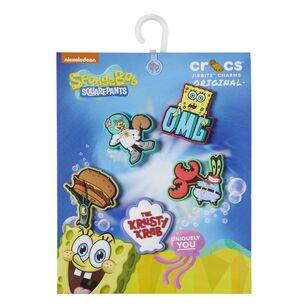 Crocs Spongebob Jibbitz 5 Pack Multicoloured