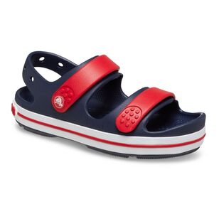 Crocs Kids Crocband Cruiser Sandal Navy & Varsity Red