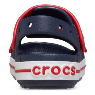 Crocs Kids Crocband Cruiser Sandal Navy & Varsity Red