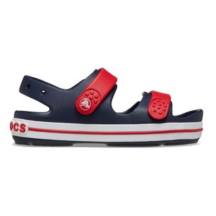 Crocs Kids Crocband Cruiser Sandal Navy & Varsity Red