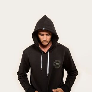 Ringers Western Men's Signature Pullover Hoodie Black & Military Green