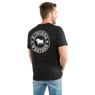 Ringers Western Men's Signature Bull Tee Black & White