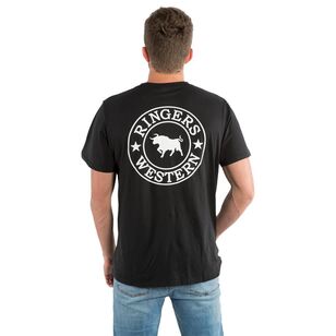 Ringers Western Men's Signature Bull Tee Black & White