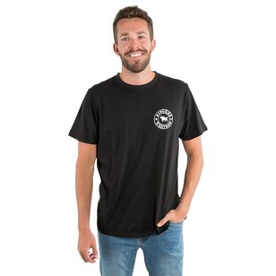 Ringers Western Men's Signature Bull Tee Black & White