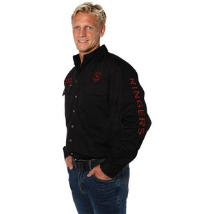 Ringers Western Men's Hawkeye Full Button Work Shirt Black & Red