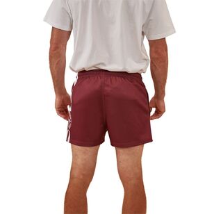 Ringers Western Men's Footy Shorts Burgundy