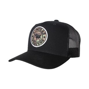 Ringers Western Men's Signature Bull Trucker Cap Camo & Black One Size