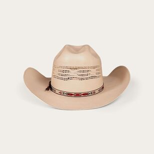 Ringers Western Men's Indiana Paper Straw Hat White