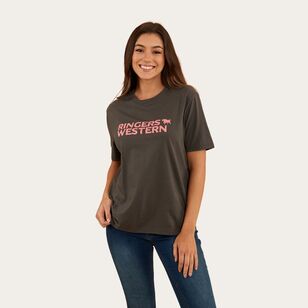 Ringers Western Women's Somerset Loose Fit Tee Vintage Black