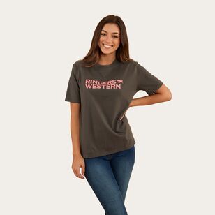 Ringers Western Women's Somerset Loose Fit Tee Vintage Black