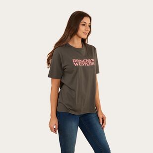 Ringers Western Women's Somerset Loose Fit Tee Vintage Black