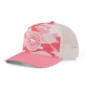 Ringers Western Women's Signature Bull Trucker Hat Pink Camo One Size