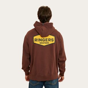 Ringers Western Men's Servo Hoodie Chocolate