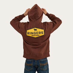 Ringers Western Men's Servo Hoodie Chocolate