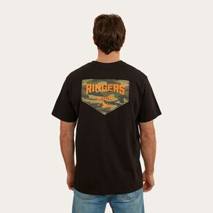 Ringers Western Men's Squadron T-Shirt Black & Camo