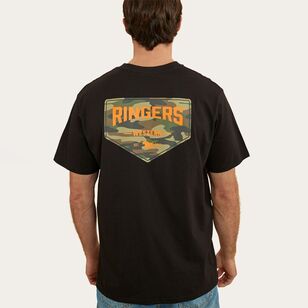 Ringers Western Men's Squadron T-Shirt Black & Camo