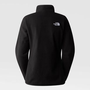 The North Face Women's 100 Glacier Quarter Zip Fleece TNF Black