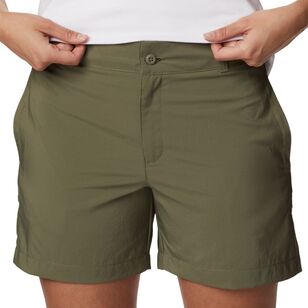 Columbia Women's Ridge Utility Shorts Stone Green