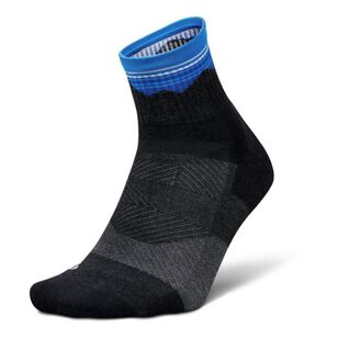 Feetures Unisex Trail Max Cushion Quarter Sock Blue Ridge Charcoal