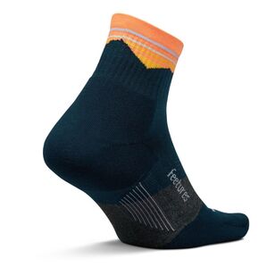 Feetures Unisex Trail Max Cushion Quarter Sock Blue Ridge Navy