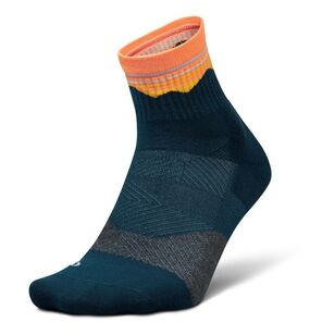 Feetures Unisex Trail Max Cushion Quarter Sock Blue Ridge Navy