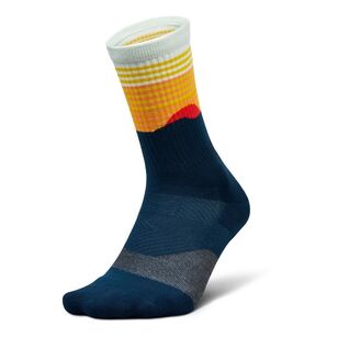 Feetures Unisex Trail Max Cushion Mini Crew Sock Table Rock Navy