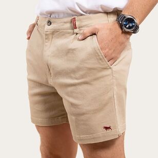 Ringers Western Cloncurry Men's Heavy Weight Work Short Camel