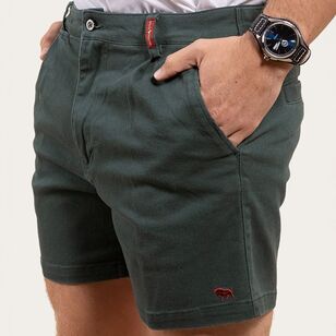 Ringers Western Cloncurry Men's Heavy Weight Work Short Forest Green