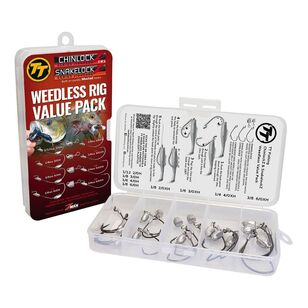 Tackle Tactics Weedless Rig Value Pack Natural