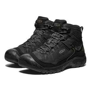 Keen Men's Targhee IV Waterproof Mid Hiker Triple Black