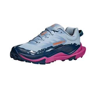 Hoka Women's Torrent 4 Trail Shoe Drizzle & Fuchsia