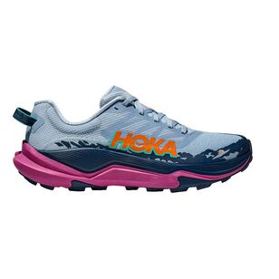 Hoka Women's Torrent 4 Trail Shoe Drizzle & Fuchsia