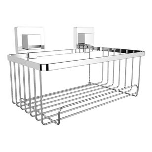 Naleon Elite Suction Rectangular Basket Chrome