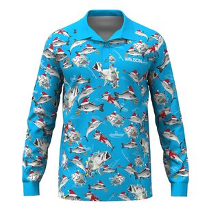 Wilson Fishmas Sublimated Polo Fishing Shirt 2024