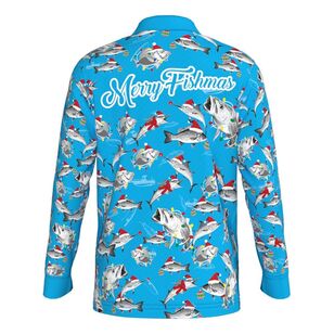 Wilson Youth Fishmas Sublimated Polo Fishing Shirt 2024