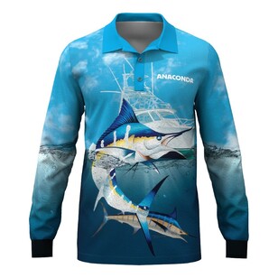 Anaconda Species Polo Fishing Shirt Marlin