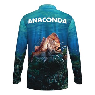 Anaconda Species Polo Fishing Shirt Youth Snapper