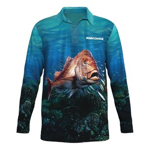 Anaconda Species Polo Fishing Shirt Youth Snapper