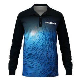 Anaconda Species Polo Fishing Shirt Bait Fish