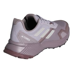 adidas Women's Terrex Soulstride Trail Shoe Fig, Grey & Crimson