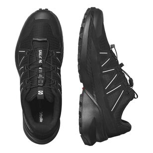 Salomon Men's Speedcross Peak Trail Shoe Black, Black & Glacier Grey