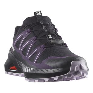 Salomon Women's Speedcross Peak Trail Shoe Black, Nightshade & Orchid