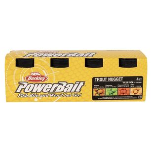 Berkley Powerbait Trout Nugget 4 Pack Multicoloured