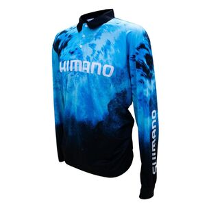 Shimano Sub Polo Fishing Shirt Water Camo