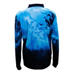 Shimano Sub Polo Fishing Shirt Water Camo