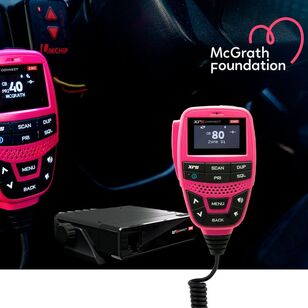 McGrath Foundation Pink XRS Connect UHF CB Radio Pink & Black