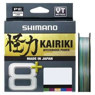 Shimano Kairiki 8+ 300m Braid Line Multicoloured