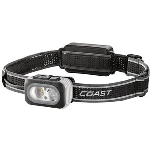 Coast RL20R 1000 Lumen Tri Colour Rechargeable Headlamp Black 1000 Lumens