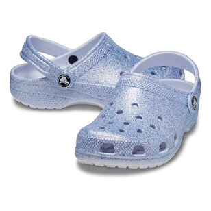 Crocs Kids Classic Glitter Clog Frosted